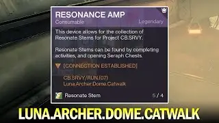 Luna Archer Dome Catwalk - Resonance Amp Location Quick & Easy Guide [Destiny 2]