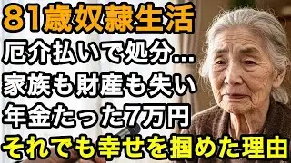 81歳実話。息子夫婦に奴隷のような生活を強いられました   彼らは私を処分したのです。家も財産も失い、少ない年金しか残ってません。それでも私は今の幸せを誇りたい【60代以上の方へ⧸老後の幸せ⧸シニア】
