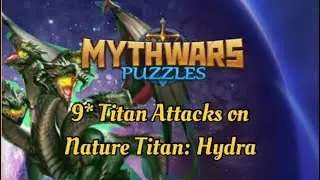 Mythwars & Puzzles: Attacks on GREEN Titan 4th #mythwarspuzzles 
