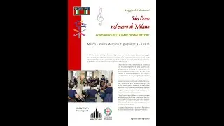 Un coro nel cuore di Milano.Il coro Amici della Nave di San Vittore alla Loggia dei Mercanti