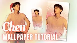 Chen EXO (첸) - Kpop Aesthetic Poster Edit Canva | Minimalist  Poster Design like Pinterest