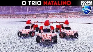 O TRIO NATALINO! (ft. KillerLordBR & Gusto) - Rocket League