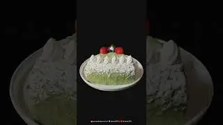 Matcha Cake Blender 3D Modeling | Blender 3D