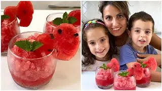 GRANITA ALL’ANGURIA SENZA GELATIERA