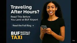 BUF Buffalo Airport Taxi at 2AM &ndash; Safe Cross-Border Ride to Canada | Behind-the-Scenes Team Review