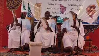 الشوق علينا ازداد والدمع أجرى أداء المادح شهاب مكي والمجموعة بمسيد العركيين بالقضارف قرية الكنز 