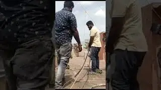 Too hot 🥵🔥 in rooftop | copper pipe insulation fixing work