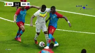 🔴 LIVE : Senegal  vs DR Congo  | AFCON 2025 Clash | PES 21 Gameplay Simulation