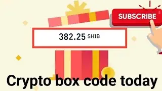 Binance box code free today || Crypto box code free #crypto #binance #cryptoboxcodetoday
