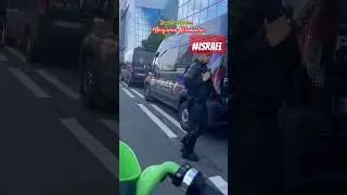 #France: #Heavy #police deployment outside #TF1 #Tower before the interview with #Netanyahu #viral