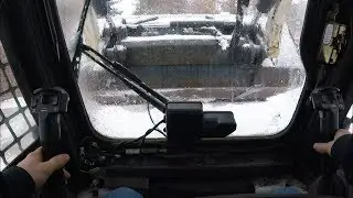 Moving snow (GoPro) Chest Cam 1st person view