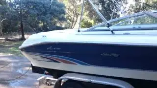 Sea Ray 210 bowrider, 5.7L Mercruiser walk around.
