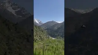 alpine mountains and cable car #swiss #shorts #travel