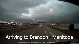 Arriving at Brandon, Manitoba #Trucking #Traveling 