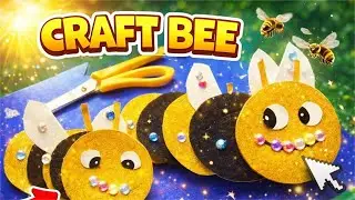 👉 Cute Bee Craft 🐝 | Easy DIY for Kids | Paper Craft