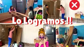 ✅POR FIN logramos entrar nuestro closet al cuarto😱😱motivate conmigo
