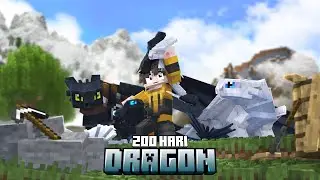 100 Hari Minecraft How To Train Your Dragon