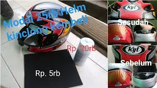 Cara clear ulang helm kusam jadi kinclong dengan clear semprot