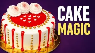 Elegant Wedding Cake Design 💍🍰 | Beautiful Wedding Anniversary Cake Decorating Tutorial