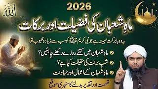 Maah-e-Shabaan Ki Fazilat & Barkat | Rozay, Shab-e-Barat Aur Aamal | Engineer Muhammad Ali Mirza