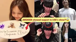 JUNGKOOK supported LISA solo stage in tokyo?!😳😳
