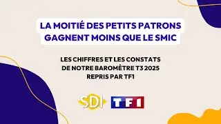 La moiti&eacute; des petits patrons gagnent moins que le SMIC