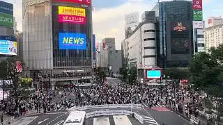 The busiest crossing in the world #shibuya  #thebiggestcityintheworld #tokyo #japan #justytravel