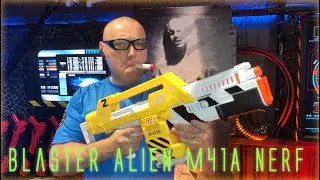 l'incroyable Blaster alien M41A Nerf revue en Français.