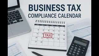 Annual Business Tax Compliance Calendar for Indian Businesses : Stay GST, TDS, ITR & Beyond