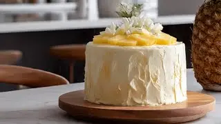 Tropical Pineapple Bliss Cake