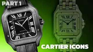 Часы Cartier: легендарные модели Tank, Santos и Panth&egrave;re.