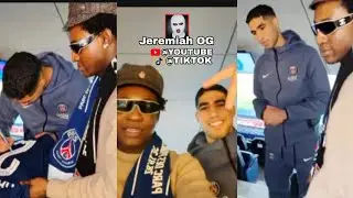 SHALLIPOPI AND ASHRAF HAKIMI LINK UP AT THE PSG GAME IN PARIS