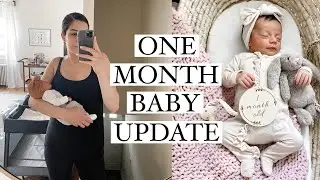 One Month Baby & Postpartum Update (Sleep Training - Weight Gain - Pacifiers)