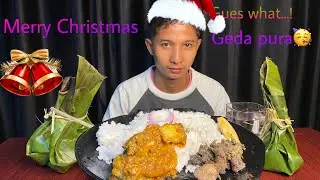 WAK GEDA PURA salgro special dish PORK kappa BEEF Jorrr… Christmas vibe MUKBANG