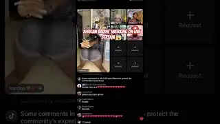 African live stream on tiktok is so interesting and fun #youtubeshort #viewonce@theprankkingdom