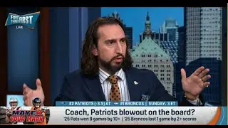 FIRST THINGS FIRST | Nick Wright SHOCKED, New England Patriots Can BLOWOUT Denver | NFL