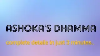 Ashoka's Dhamma