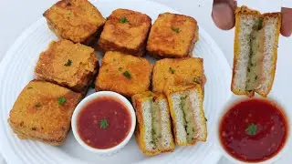 Viral mini bread pakora | 10 minute bread pakora recipe | bread pakora