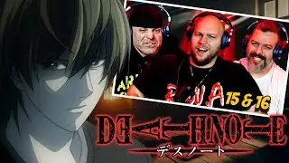 Death Note episode 1x15 & 1x16 reaction (DUB)