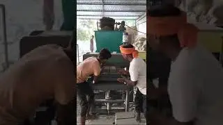 Bottom Press Fly Ash Bricks Machine #shorts #viral #ytshorts