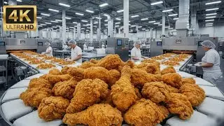 Inside the Crispy Fried Chicken Factory |Large-Scale Crispy Fried Chicken Production | How It&rsquo;s Done