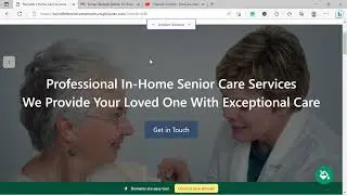 Make a Basic Website for Home Health Care Service - EASY!