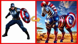 Avengers Zebra 🦓 Vengers All Characters (Marvel & DC) 2025💥