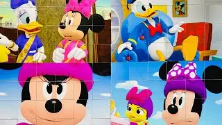 4 x Minnie Mouse, Mickey, Daisy and Donald Duck Jigsaw Puzzles for Kids 🎈🌈