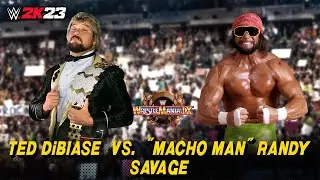 Ted Dibiase vs ''Macho Man'' Randy Savage - Wrestlemania Legend Classics