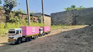 Miniature Making Tata Truck || Tata Signa 5530 || Trailer Container Truck Miniature Model Highlight 