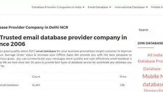 mobile number database