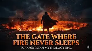 TURKMENISTAN Mythology Epic 🇹🇲 | The Gate Where Fire Never Sleeps | Karakum Fire Legend