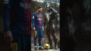 LIONEL MESSI + VENOM HYBRID FUSION🤯 #shorts