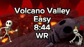Roblox Tower Heroes | Volcano Valley 8:44 (Challange mode, Easy, Wave skip) WR